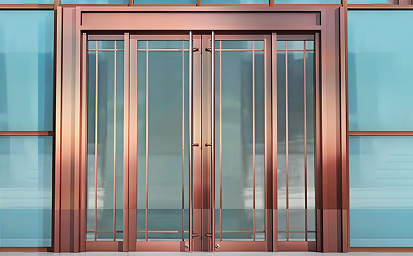 泽库玻璃地弹门